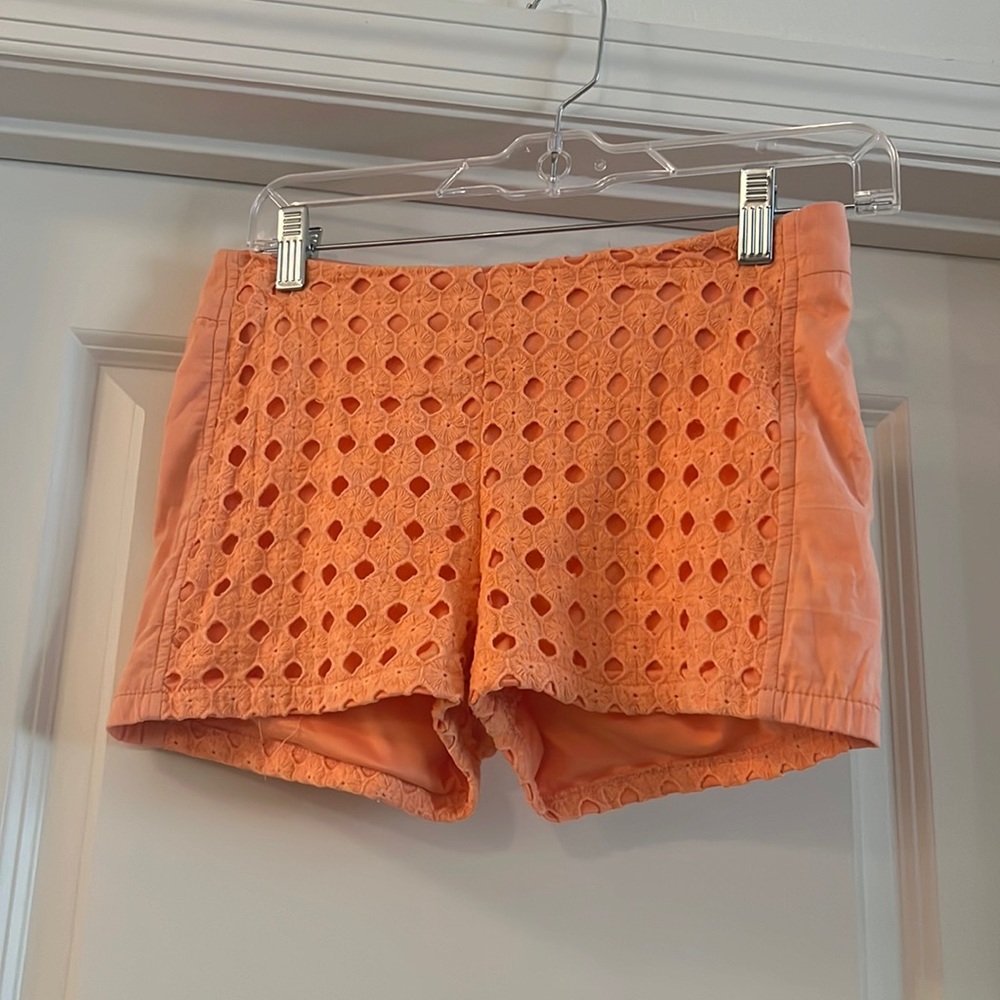 Marineblu lattice shorts